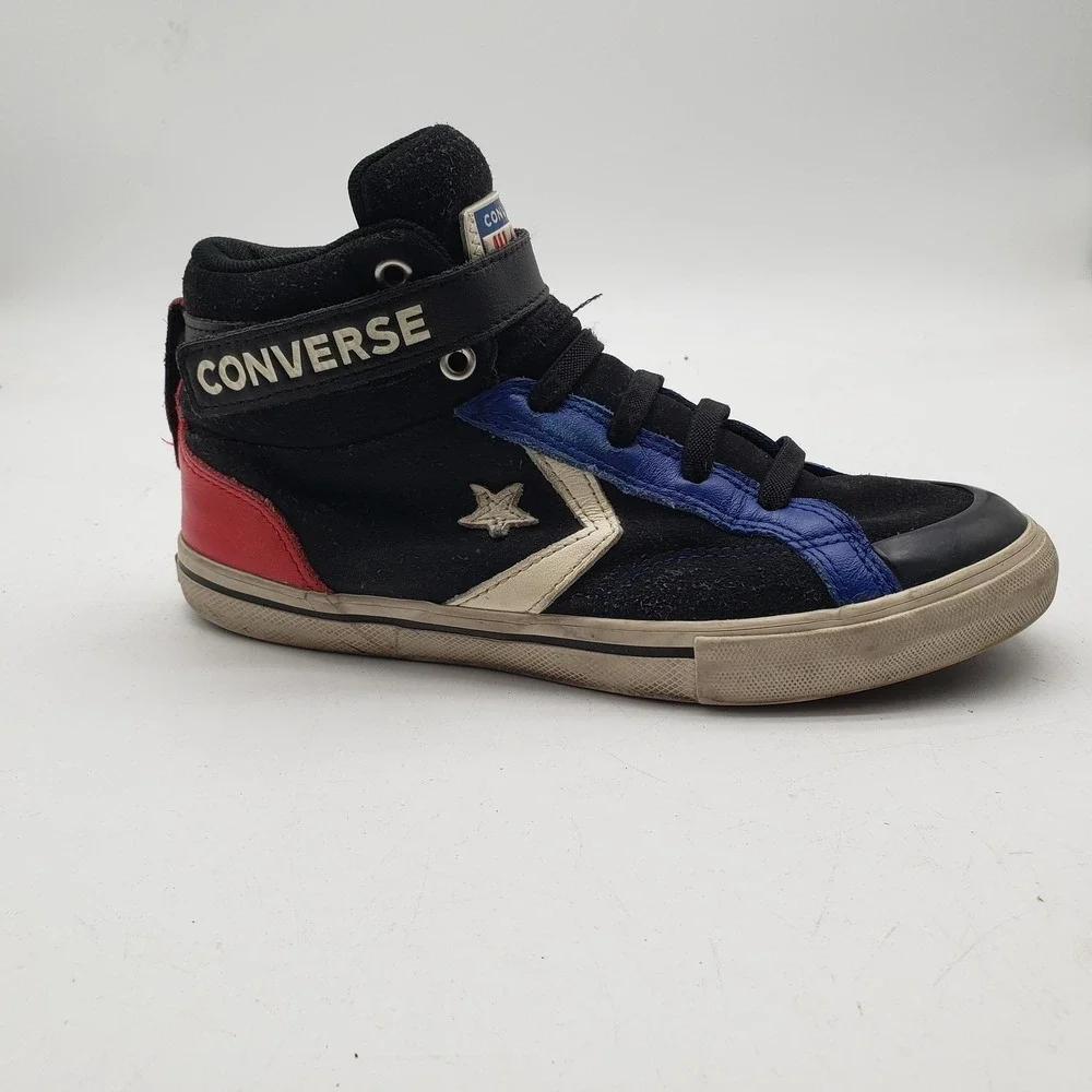 Converse‎ All Star Shoes Kids Size 4 Multicolor High Top Strap Lace Up Sneakers